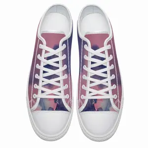 Men Pink Is Not An Option Retro Canvas Shoes