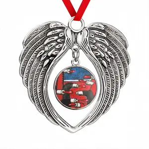 War Christmas Wings Pendant