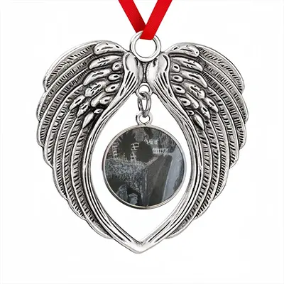 Moorfield Road Christmas Wings Pendant