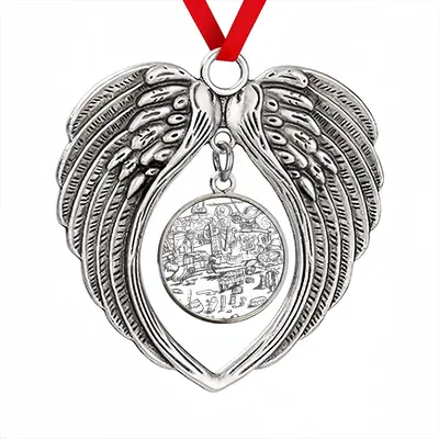 Battleground Christmas Wings Pendant