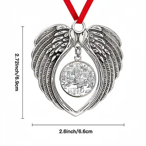 Battleground Christmas Wings Pendant