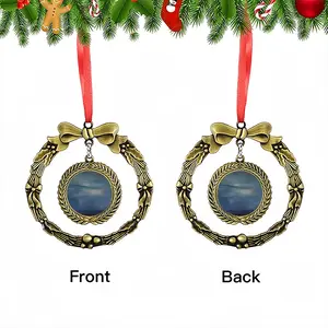 Ocean Storm Christmas Wreaths Pendant