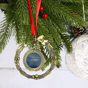 Ocean Storm Christmas Wreaths Pendant