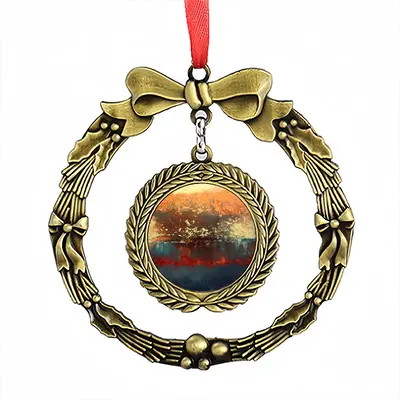 Overblue Christmas Wreaths Pendant