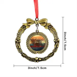 Overblue Christmas Wreaths Pendant