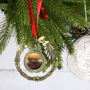 Overblue Christmas Wreaths Pendant