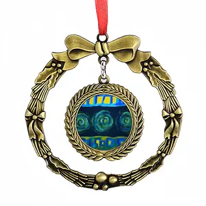 Greek Turbula Christmas Wreaths Pendant