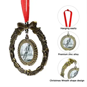 Albert Bike Christmas Wreaths Pendant