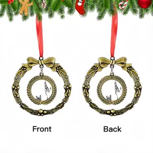 Angst Fear Christmas Wreaths Pendant