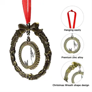 Angst Fear Christmas Wreaths Pendant