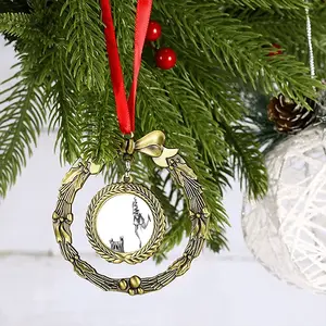 Angst Fear Christmas Wreaths Pendant