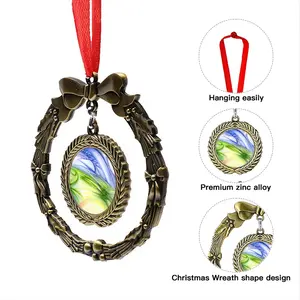 The Sixth Day Christmas Wreaths Pendant