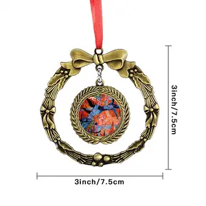 Kingfisher Christmas Wreaths Pendant