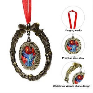 Ab9 Fragment Christmas Wreaths Pendant