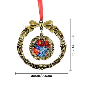 Ab9 Fragment Christmas Wreaths Pendant