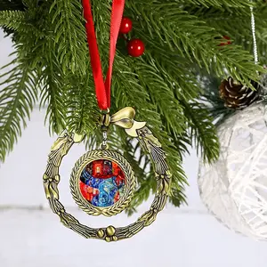 Ab9 Fragment Christmas Wreaths Pendant