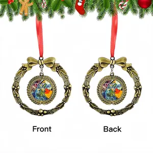 Berenice Fragment Q Christmas Wreaths Pendant