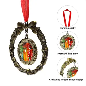 73 Fragment S Christmas Wreaths Pendant