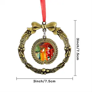 73 Fragment S Christmas Wreaths Pendant