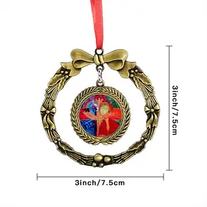 Beatrice C Christmas Wreaths Pendant