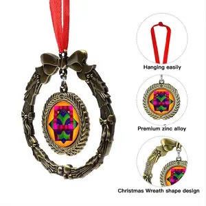 Getsu (Moon) Christmas Wreaths Pendant