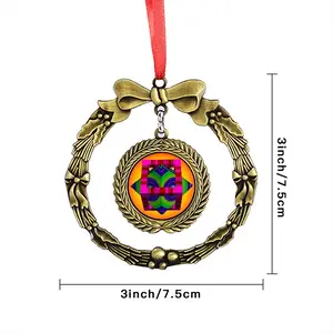 Getsu (Moon) Christmas Wreaths Pendant