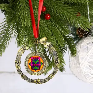 Getsu (Moon) Christmas Wreaths Pendant