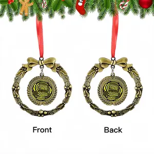 Abunai (Warning) Christmas Wreaths Pendant