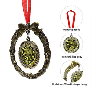 Abunai (Warning) Christmas Wreaths Pendant