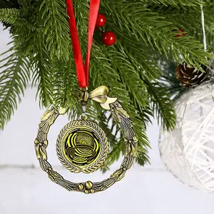 Abunai (Warning) Christmas Wreaths Pendant