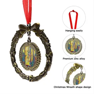 Angel Of Forest Christmas Wreaths Pendant