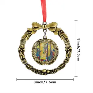 Angel Of Forest Christmas Wreaths Pendant