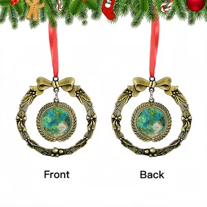 August Christmas Wreaths Pendant