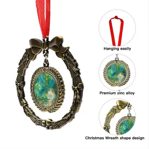 August Christmas Wreaths Pendant