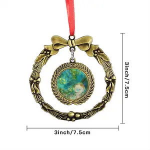 August Christmas Wreaths Pendant