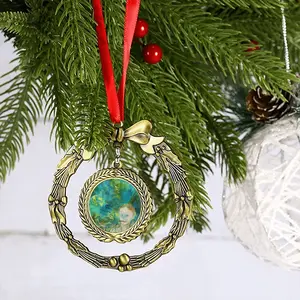 August Christmas Wreaths Pendant