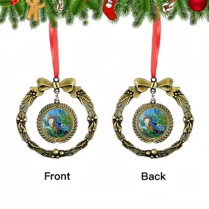 Angel Of Summer Christmas Wreaths Pendant