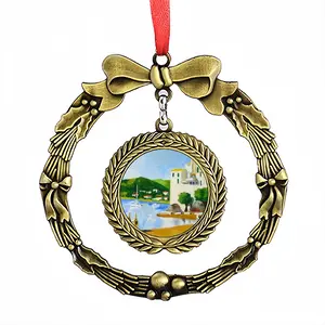 Cadaques (Spain) Christmas Wreaths Pendant