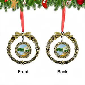 Cadaques (Spain) Christmas Wreaths Pendant