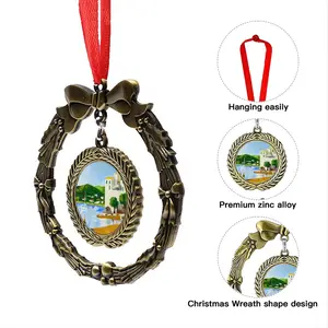 Cadaques (Spain) Christmas Wreaths Pendant