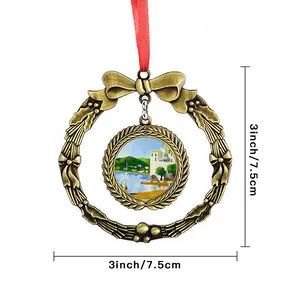 Cadaques (Spain) Christmas Wreaths Pendant