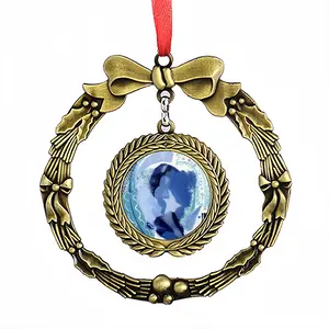 Celestial Christmas Wreaths Pendant