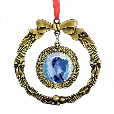 Celestial Christmas Wreaths Pendant