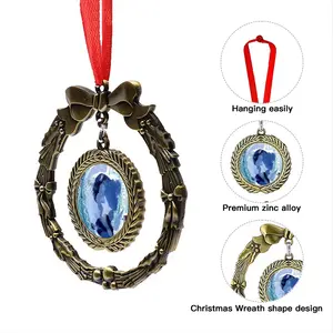 Celestial Christmas Wreaths Pendant