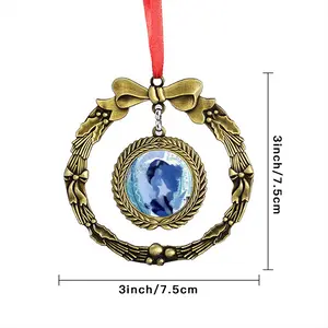 Celestial Christmas Wreaths Pendant