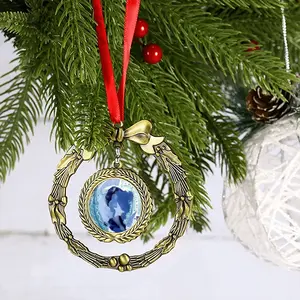 Celestial Christmas Wreaths Pendant