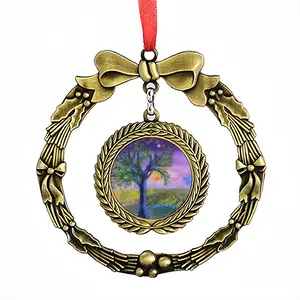 Beginning Of Spring Blossoming Christmas Wreaths Pendant