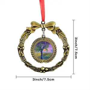 Beginning Of Spring Blossoming Christmas Wreaths Pendant