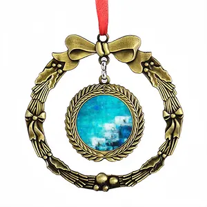 Afternoon Swim Christmas Wreaths Pendant