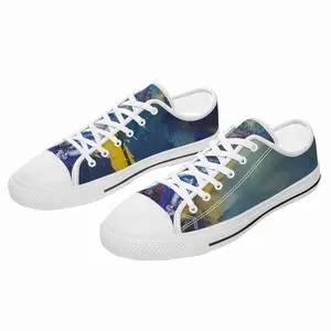 Men Space Station Retro Canvas Shoes